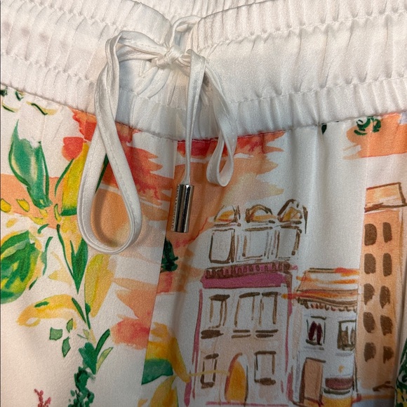 KARL LAGERFELD PARIS Colorful Printed Pants - Picture 5 of 15